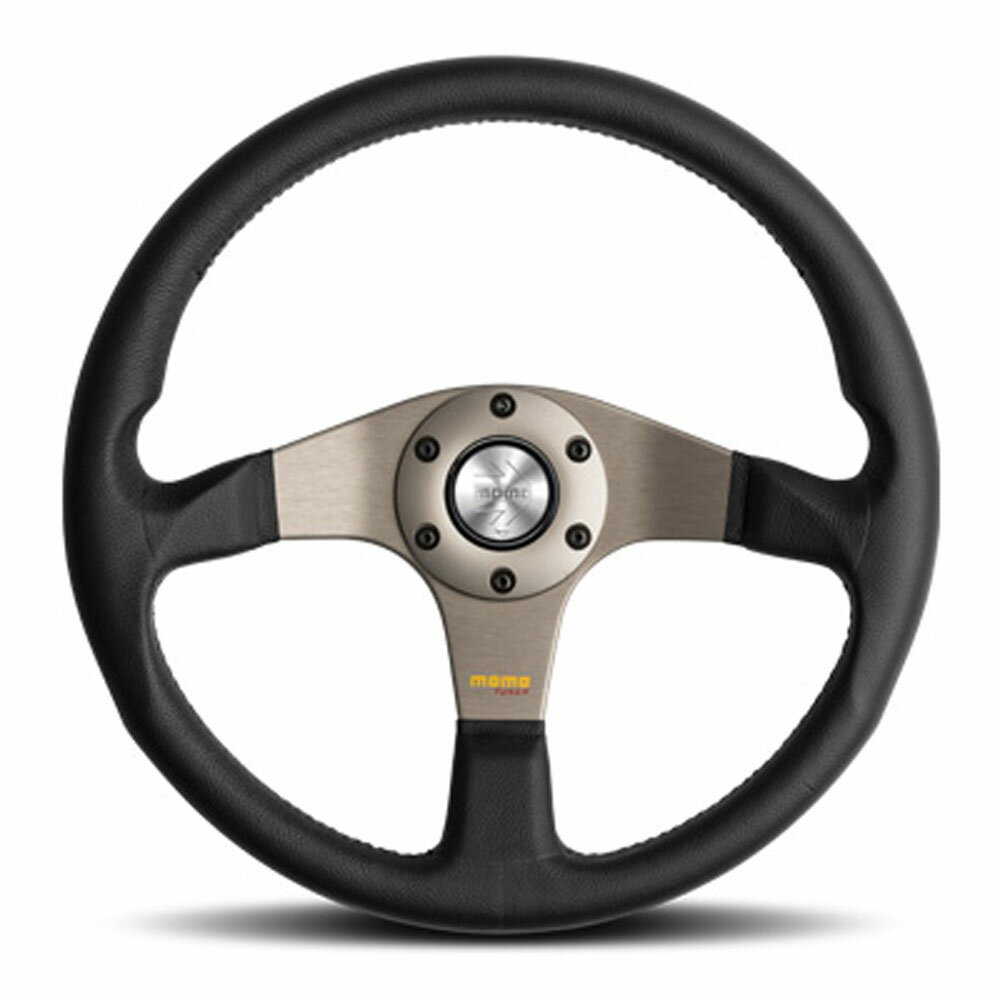 MOMO ��� ���ƥ���� TUNER DARK GREY 350mm ���塼�ʡ� ���������쥤���ݡ��� T-12