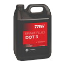 TRW ブレーキフルード DOT3 5L 1本 PFB305CE