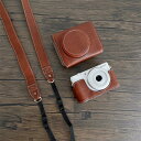 SONY VLOGCAM ZV-1M2 ZV-1F 併用 カメラケース カメラ保護ケース レザーケース PUレザー 耐衝撃 ストラップ 肩掛け 首掛け 合革 カ...
