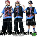 キッズダンス衣装 セットアップ ヒップホップ 衣装 Tシャツ フィッシングベスト パンツ ダンス衣装 キッズ 子供ダンス服 ダンスウェア 韓国 K-POP 青 ...