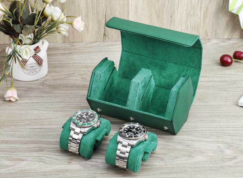 父の日 腕時計ケース 本革 牛革 復古 時計ケース 2本用 長方形 ウオッチケース 収納ボックス コレクションケース 持ち運び 便利コンパクト プレゼント 見せる収納 メンズ 高級コーヒー 収納 贈り物