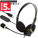 ★P5倍 マラソンセール★ヘッドセット usb ヘッドホン コンピューターヘッドセット PC ヘッドセット マイク付き テレワーク ミュート機能付き 両耳ボイスチャット用ヘッドフォン PC Windows Mac Skype zoom f