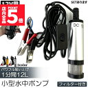 ★P5倍 マラソンセール★水中ポンプ 12V 小型 ウォーターポンプ 12L/min セットあります 2カラー バッテリークランプ 電動 ポンプ ケーブル 3m...