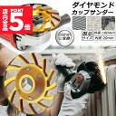 ★P5倍 マラソンセール★ダイヤモンド カップ サンダー 100mm 穴径 20mm ダイヤモンドカップホイール 研磨 研削 切断 ディスク グラインダー ホイ...