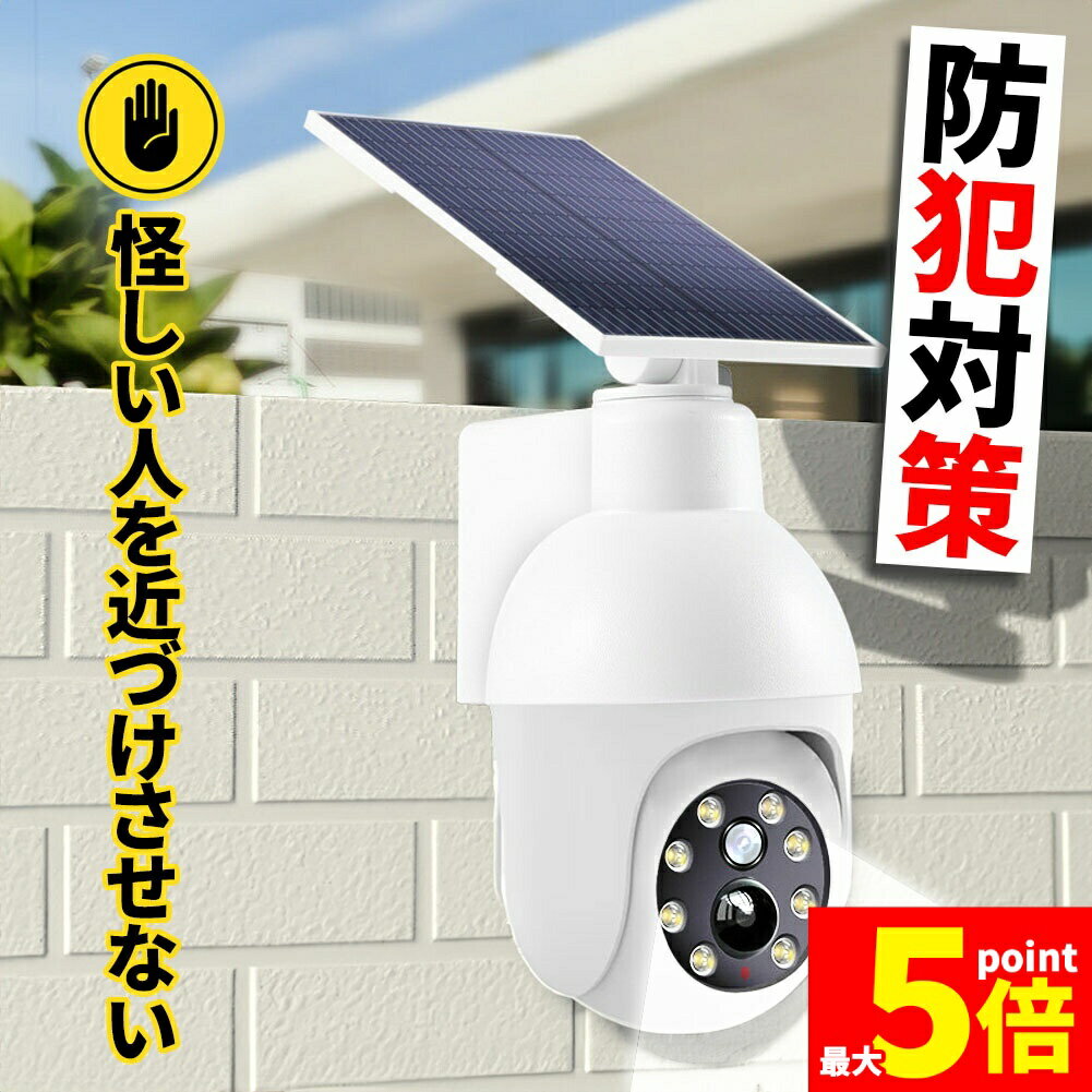 ★期間限定！ポイント5倍★ダミーカメラ 防犯 防犯グッズ 屋内 屋外 監視カメラ ダミー 防犯カメラ 偽物 偽 ソーラーパネル ソーラー 防水 IP54 セキュリティ 壁付け ランプ 点滅 空き巣 泥棒 家 お店 マンション アパート 犯罪