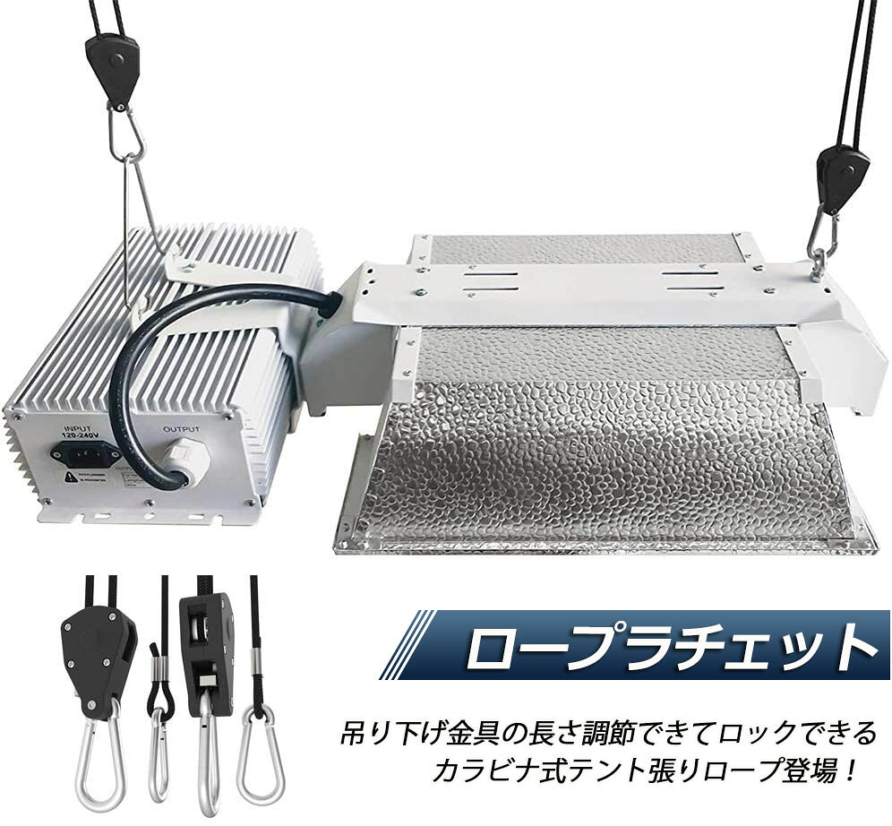 ロープラチェット 4本セット ロープハンガー 荷造りベルト フック カラビナ 吊り下...
