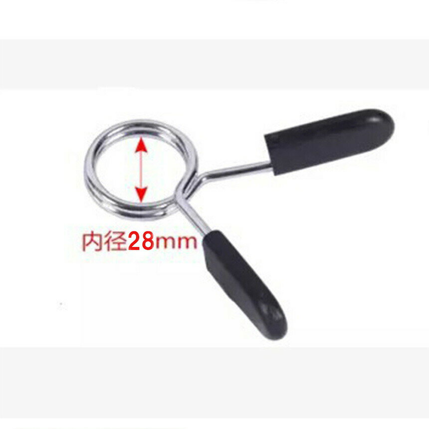 ★期間限定！ポイント5倍★スプリングカラー 28mm用 4個セット バーベルプレート止め...