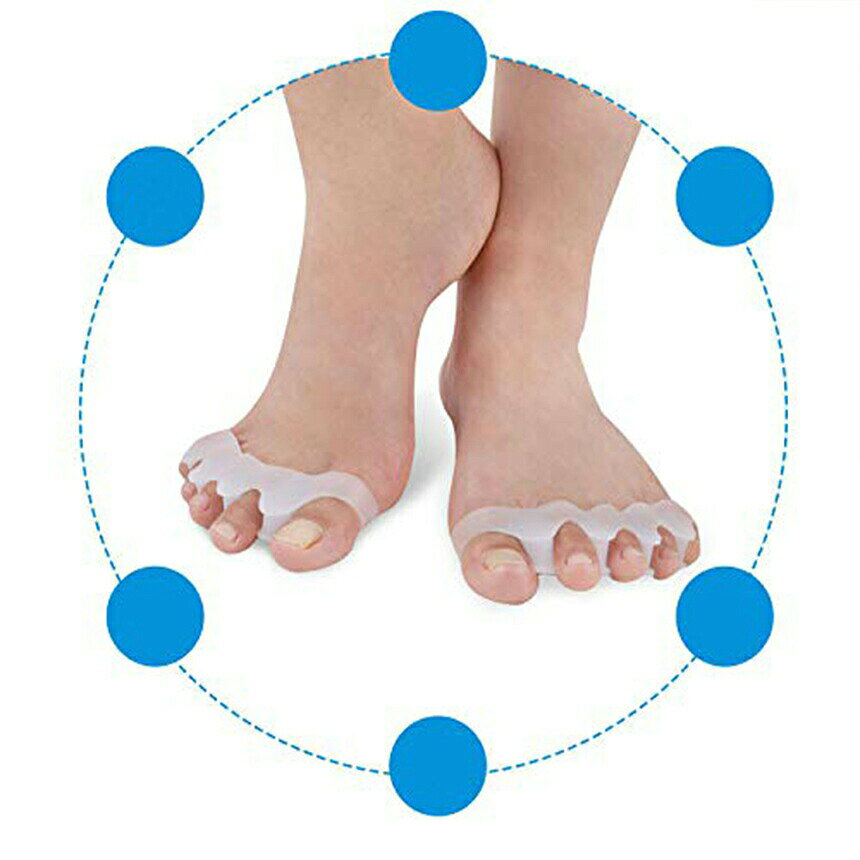 ★期間限定！ポイント5倍★外反母趾 足指 サポーター パッド 伸縮性 フットケア 男 ...