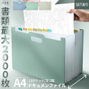 ドキュメントファイル ファイルボックス 大容量 A4 ドキュメントボックス ドキュメントスタンド ケース ファイル 書類整理 伸縮 収納 ファイルケース ファイルスタンド 書類ケース 書類収納 保管ケース 書類 じゃばら アコーディオン 仕切り 13ポケット プリント 紙
