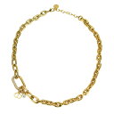 【クーポンで値引!ポイント3倍!】 ディオール Dior D-Fusion ネックレス クリスタル レジンパール メタル GP ゴールド レディース チョーカー 【中古】