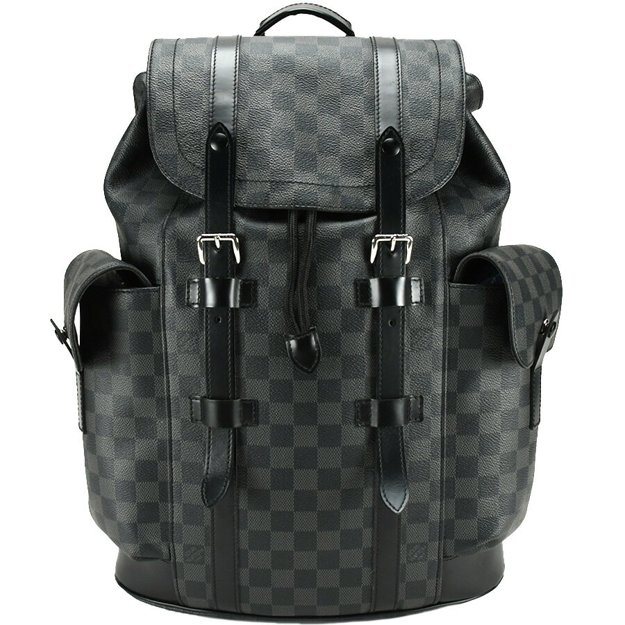 LOUIS VUITTON ルイヴィトン ダミエグラフィット クリストファーPM N41379 バックパック リュックサック メンズ【中古】