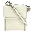 グッチ GUCCI 625782 GGエンボス メッセンジャーバッグ 625782 レザー ホワイト シルバー金具 ショルダー クロスボディ メンズ レディース...