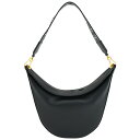 ロエベ LOEWE LUNA ルナ ホーボー ショルダーバッグ A923PL9X07 ブラック 黒 レザー アナグラム ロゴベルト 肩掛け ワンショルダー【中古...
