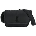サンローラン SAINT LAURENT PARIS ニキ スモール メッセンジャーバッグ 776611 ナイロン レザー ブラック 黒 ショルダー クロスボデ...