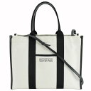 新入荷 バレンシアガ BALENCIAGA ハードウェア ミディアム トートバッグ 671400 ハンドバッグ 2way ショルダー ロゴ ナチュラル ブラック...