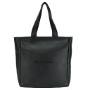 新入荷 バレンシアガ BALENCIAGA エブリデイ ラージ トート ロゴ 504980 レザー ブラック 黒 ショルダー 肩掛け トートバッグ メンズ レデ...