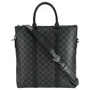 新入荷 ルイヴィトン LOUIS VUITTON ダミエグラフィット アントン トートバッグ 2way ショルダーバッグ N40000 ビジネス メンズ 【中古...