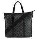 ルイヴィトン LOUIS VUITTON ダミエグラフィット タダオPM N41259 2way バッグ ショルダーバッグ トートバッグ メンズ 【中古】