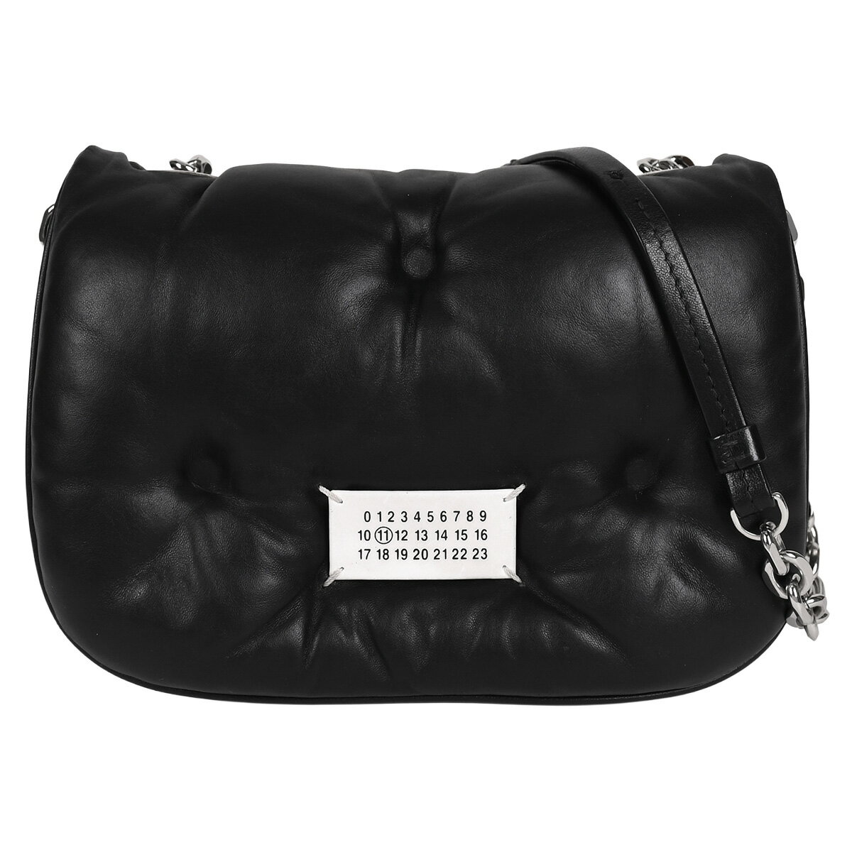 【クーポンで5％OFF！さらにポイントUP！】 新入荷 メゾンマルジェラ Maison Margiela GLAM SLAM グラム スラム フラップ スモール チェーン ショルダーバッグ ワンショルダー レザー 黒 ブラック S56WG0181【中古】(4)