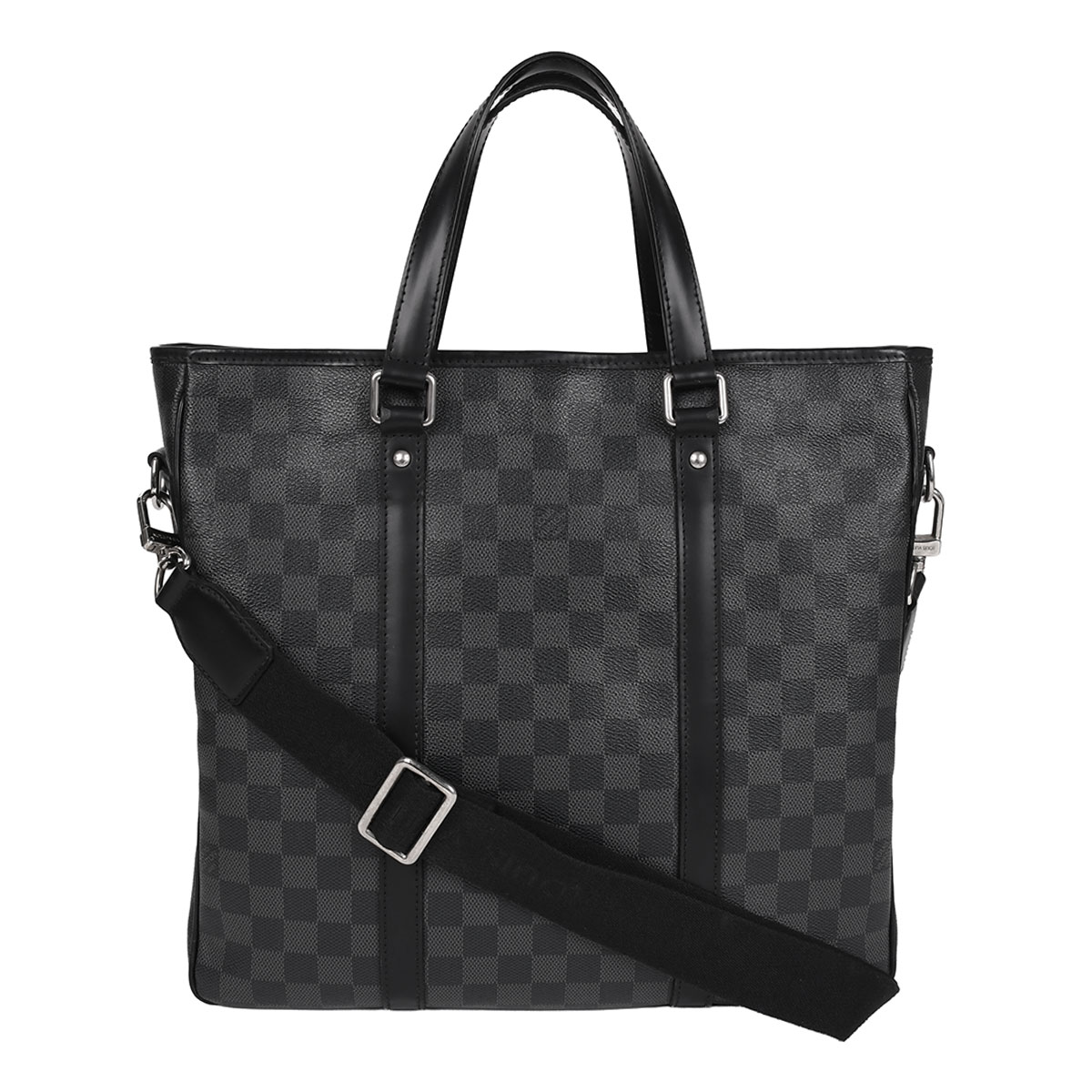 ルイヴィトン LOUIS VUITTON ダミエグラフィット タダオPM 2way ショルダーバッグ トートバッグ ハンドバッグ メンズ PVC レザー グレー ブラック N41259 【中古】