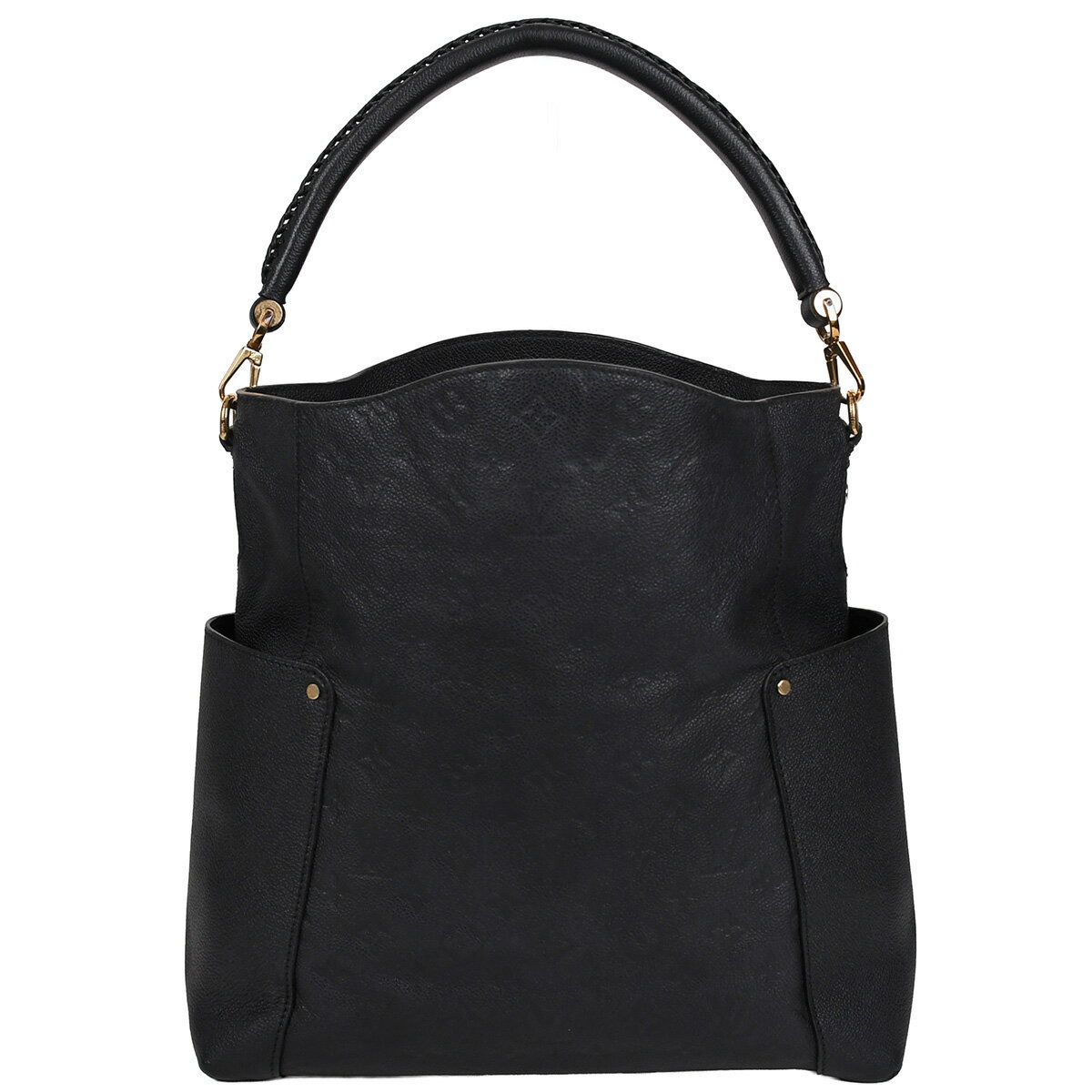 【クーポンで5%OFF×さらにポイントUP】 新入荷 ルイヴィトン LOUIS VUITTON バガテル ワンショルダーバッグ モノグラムアンプラント トートバッグ レザー ノワール ブラック 黒 ゴールド金具 M50072 【中古】