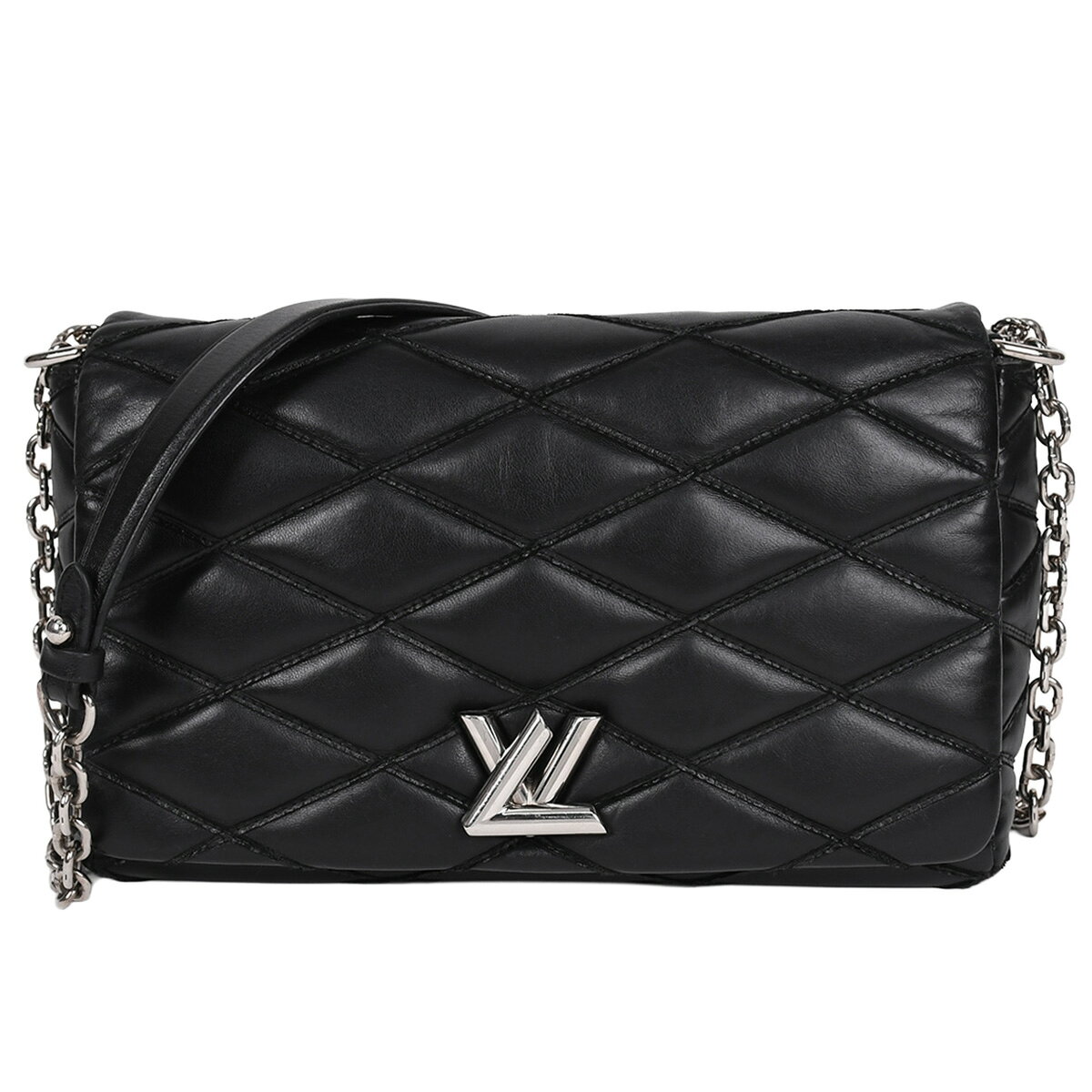 ルイヴィトン LOUIS VUITTON マルタージュ GO-14MM チェーン ショルダーバッグ クロスボディバッグ レザー ブラック 黒 シルバー金具 M50298 【中古】