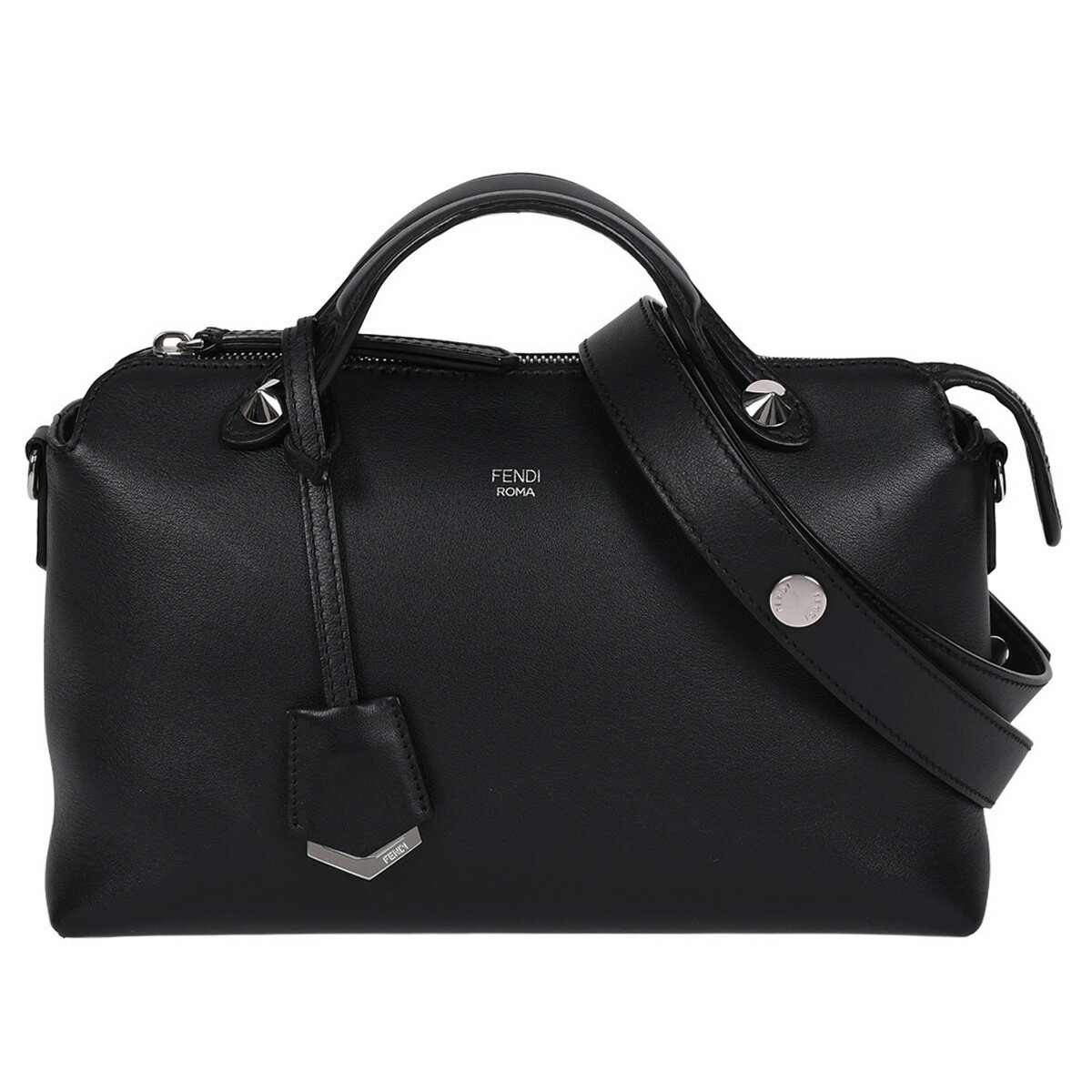 乐天商城 - 【クーポンでお得×さらにポイントUP】 フェンディ FENDI バイザウェイ ミディアム 2way ハンドバッグ ショルダーバッグ ミニボストン レディース レザー ブラック 黒 8BL124【中古】
