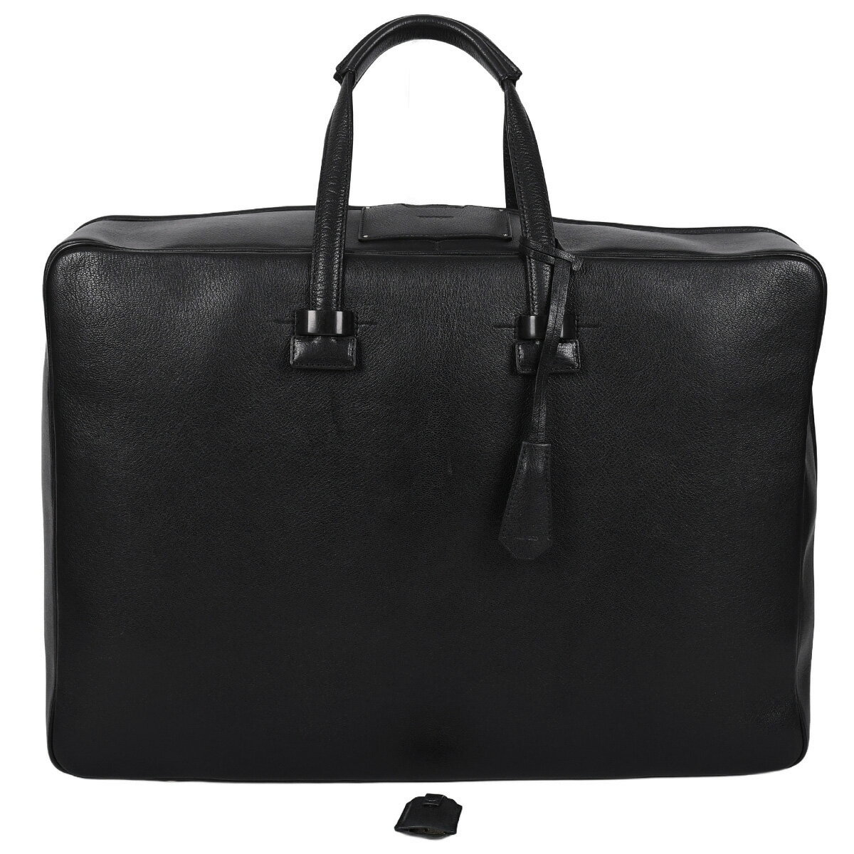【未使用】TOM FORD ボディバッグ ブラック TOM FORD (トムフォード) レザー ゴールドジップ ボディバッグ