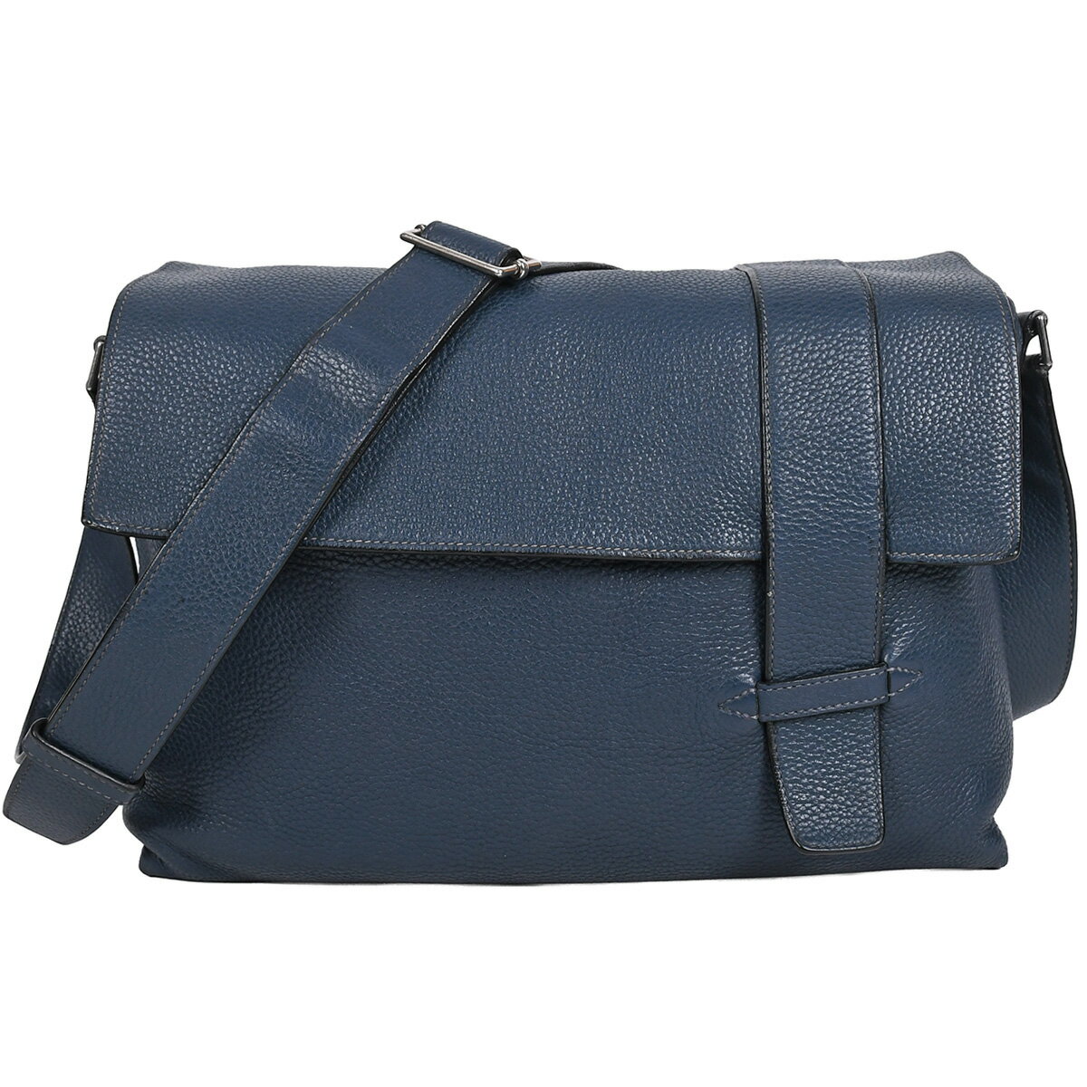 Men'S Bag - 新入荷 エルメス HERMES サック アルフレッド 35 ショルダーバッグ メッセンジャーバッグ トリヨン レザー ブルードマルト ネイビー シルバー金具 M刻印 【中古】