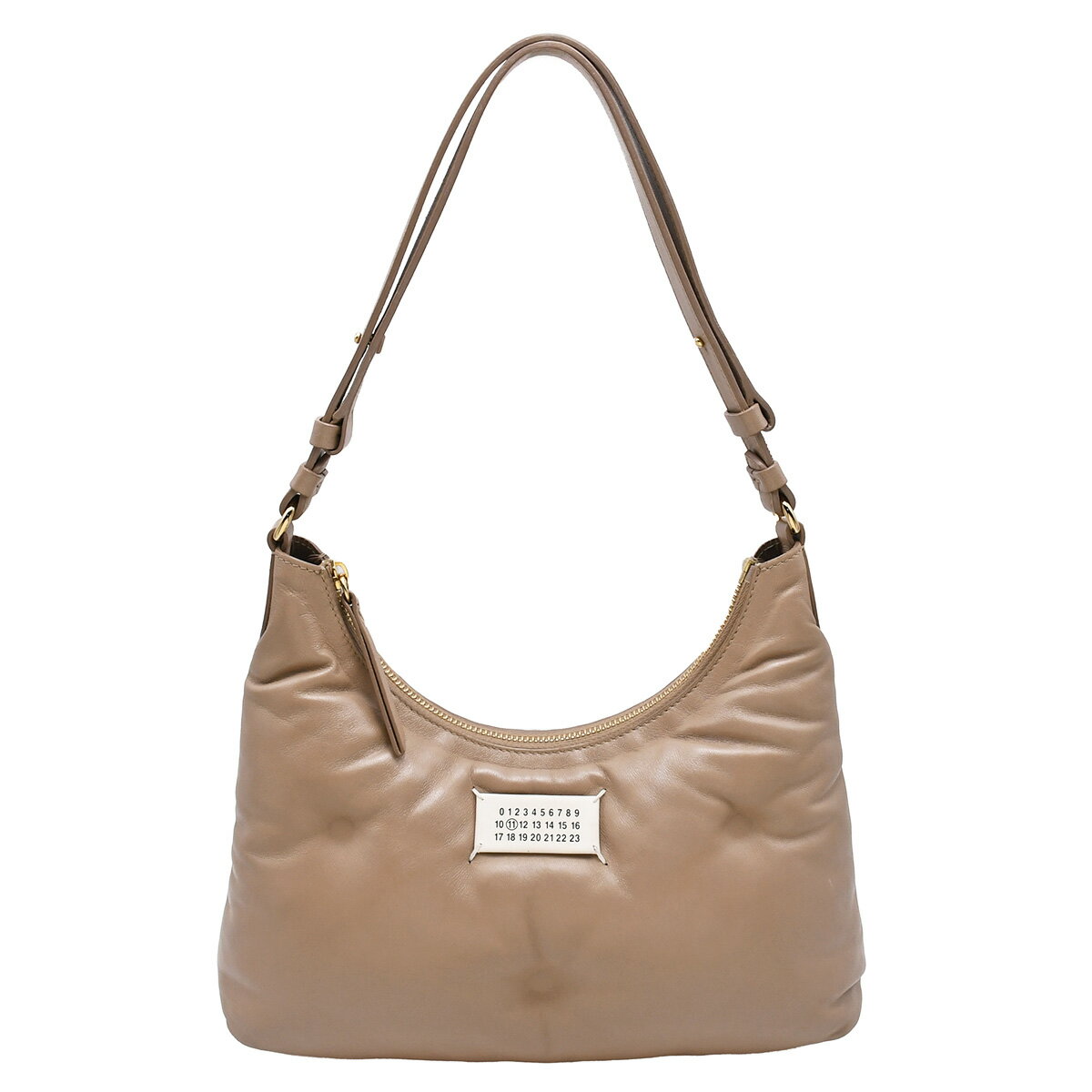 乐天商城 - 【クーポンでお得×さらにポイントUP】 新入荷 メゾン マルジェラ Maison Margiela グラムスラム ホーボー スモール ショルダーバッグ 肩掛け レザー ベージュ ゴールド金具 SB3WG0024 【中古】