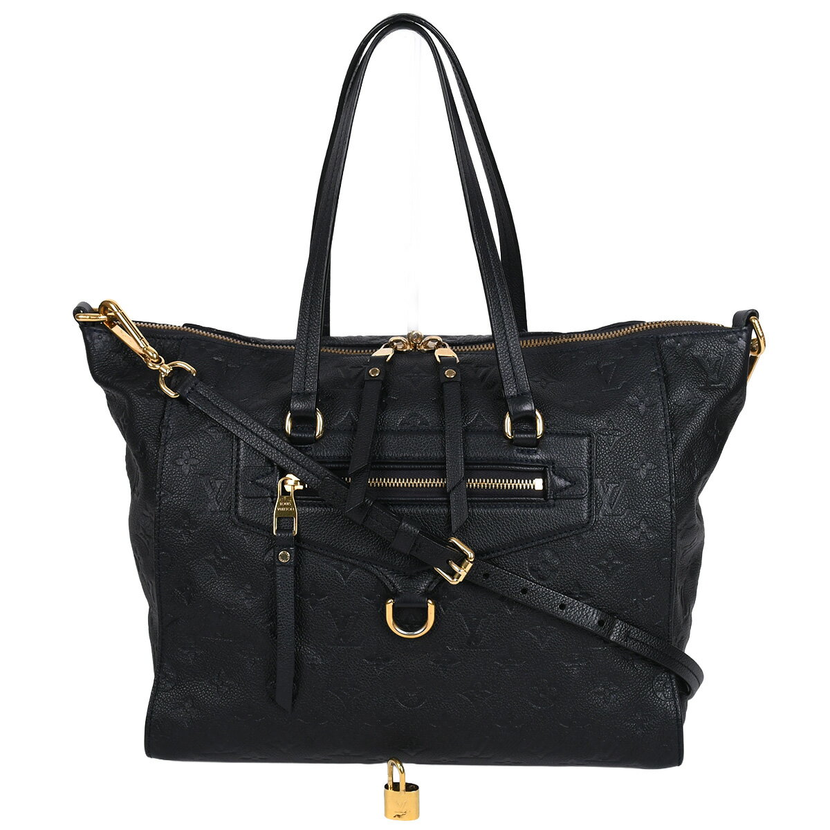 Rakuten - 新入荷 ルイヴィトン LOUIS VUITTON モノグラムアンプラント ルミニューズ PM トートバッグ 2way ショルダーバッグ レディース レザー アンフィニ ブラック M93410【中古】