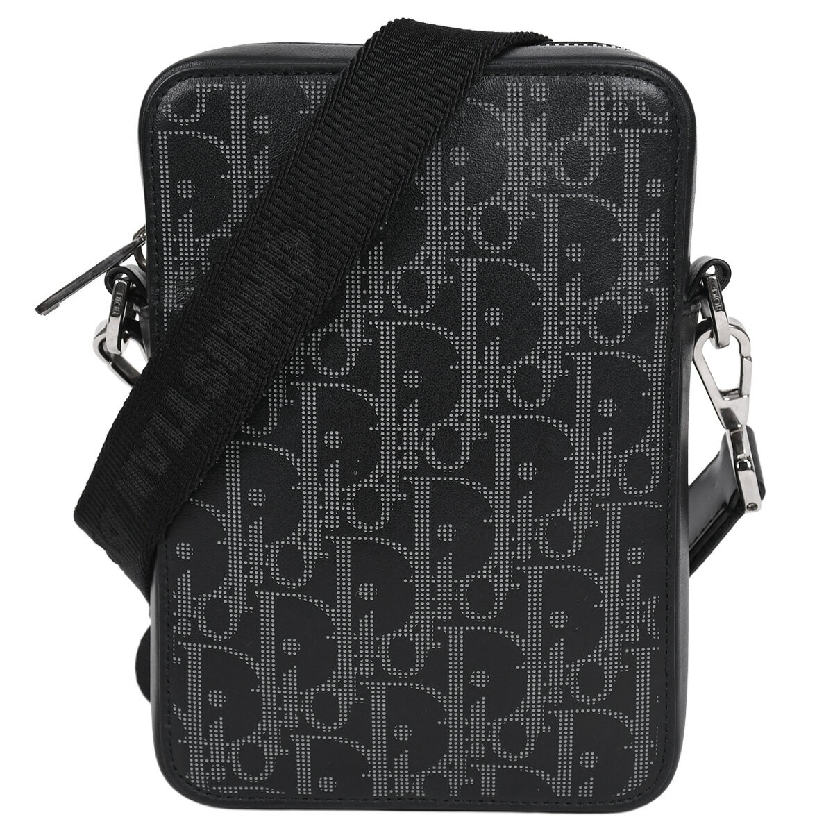 Rakuten - 【セール｜6/10まで今期最安値｜終了後値上げ！】 新入荷 ディオール DIOR オブリーク WORLD TOUR ワールドツアー メッセンジャーポーチ ショルダーバッグ クロスボディ 斜め掛け メンズ ブラック 黒 レザー 2ESBC265【中古】