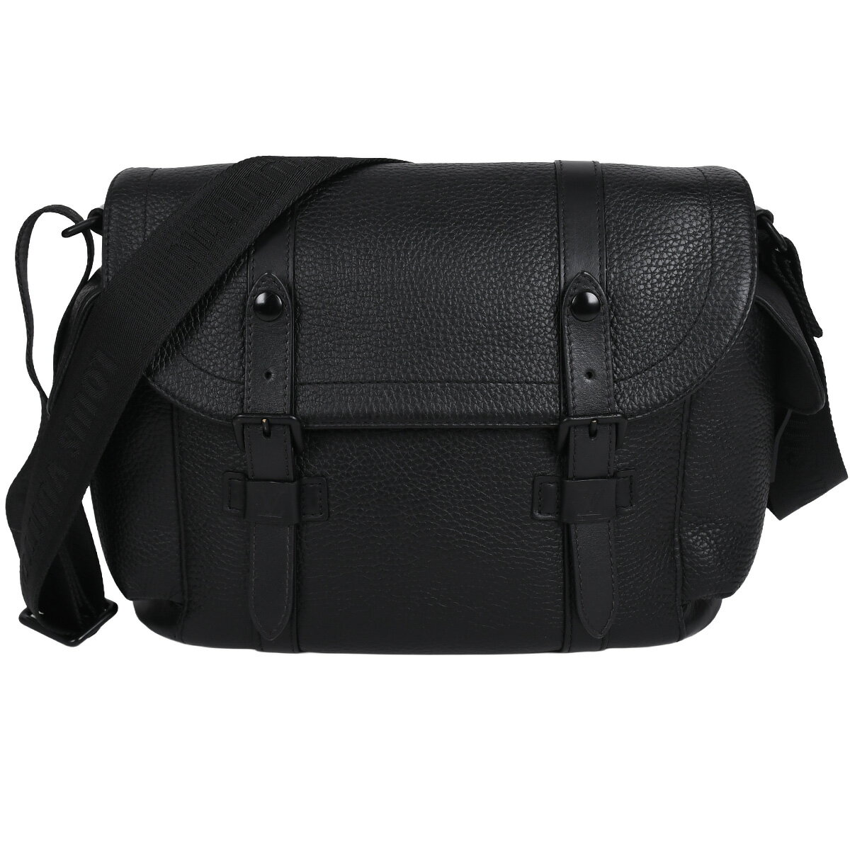 Rakuten - 【セール｜6/11まで今期最安値｜終了後値上げ！】 新入荷 ルイヴィトン LOUIS VUITTON クリストファー メッセンジャーバッグ ショルダーバッグ クロスボディ 斜め掛け メンズ トリヨンレザー ブラック 黒 M58476【中古】