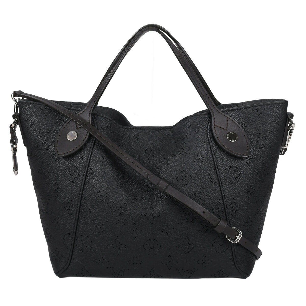Rakuten - ルイヴィトン LOUIS VUITTON モノグラム マヒナ ヒナPM 2way ハンドバッグ ショルダーバッグ レディース レザー ノワール ブラック 黒 M54350 【中古】
