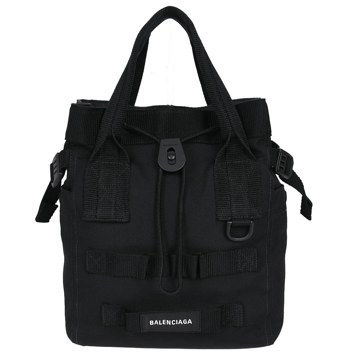乐天商城 - 新入荷 バレンシアガ BALENCIAGA ARMY TOTE S アーミー トート スモール トートバッグ ハンドバッグ メンズ レディース ナイロン ブラック 黒 644029【中古】