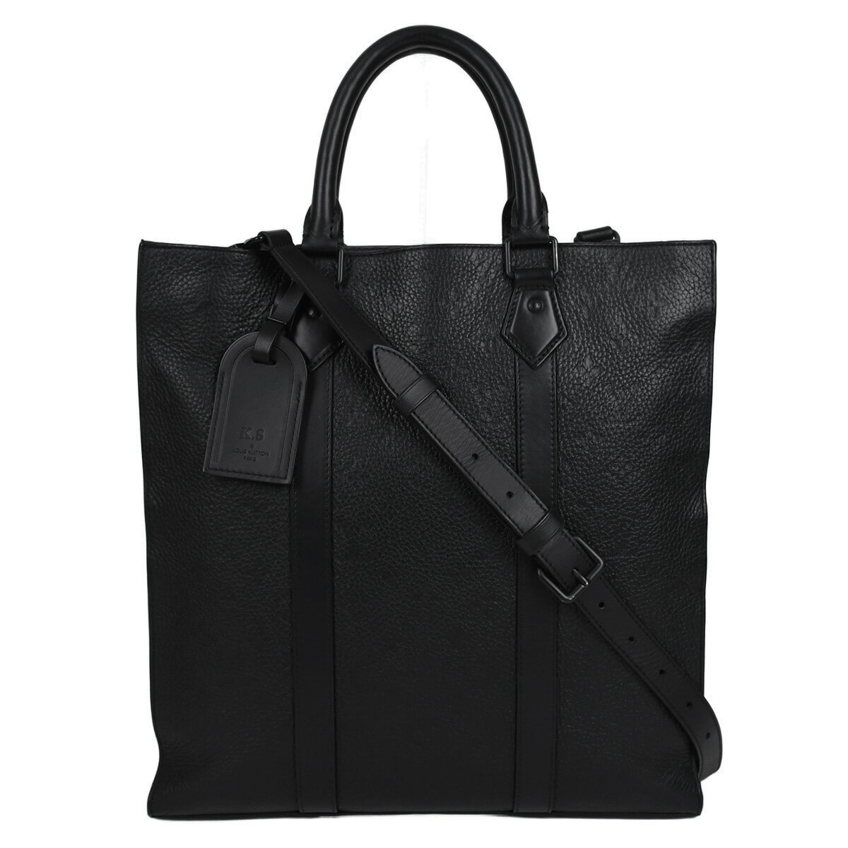 Rakuten - 【クーポンでお得×さらにポイントUP】 新入荷 ルイヴィトン LOUIS VUITTON モノグラムトリヨン サックプラ トートバッグ ハンドバッグ ショルダーバッグ 2way メンズ レザー ブラック 黒 M21866【中古】