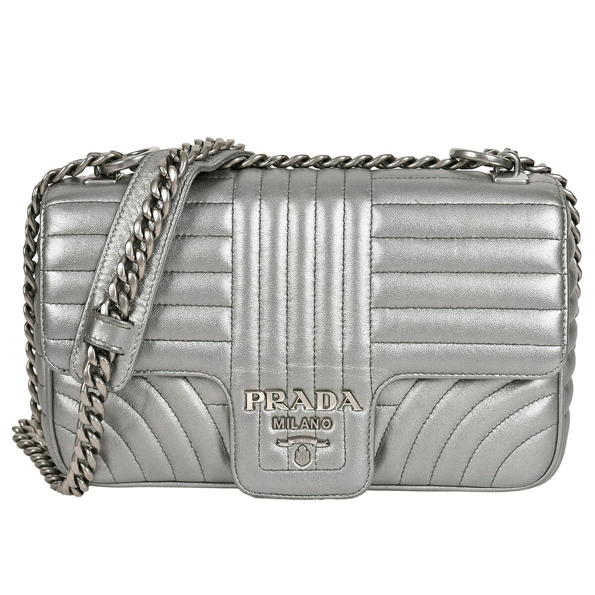 楽天市場】PRADA プラダ ショルダー（カラーシルバー）（バッグ