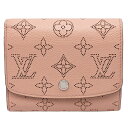 ルイヴィトン LOUIS VUITTON マヒナ ポルトフォイユ イリス コンパクト 二つ折り 財布 モノグラム M62541 レザー マグノリア ピンク コンパクト ウォレット レディース 【中古】