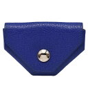 \\クーポンで値引!ポイント5倍!// エルメス HERMES ルヴァンキャトル コインケース 小銭入れ シェーブル レザー ブルー シルバー金具 A刻印 コイ...