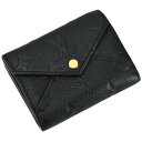 \\クーポンで値引!ポイント5倍!// 新入荷 ルイヴィトン LOUIS VUITTON モノグラム アンプラント ポルトフォイユ セレスト M82133 三つ折り財布 黒 ブラック レザー コンパクト ミニウォレット 【中古】