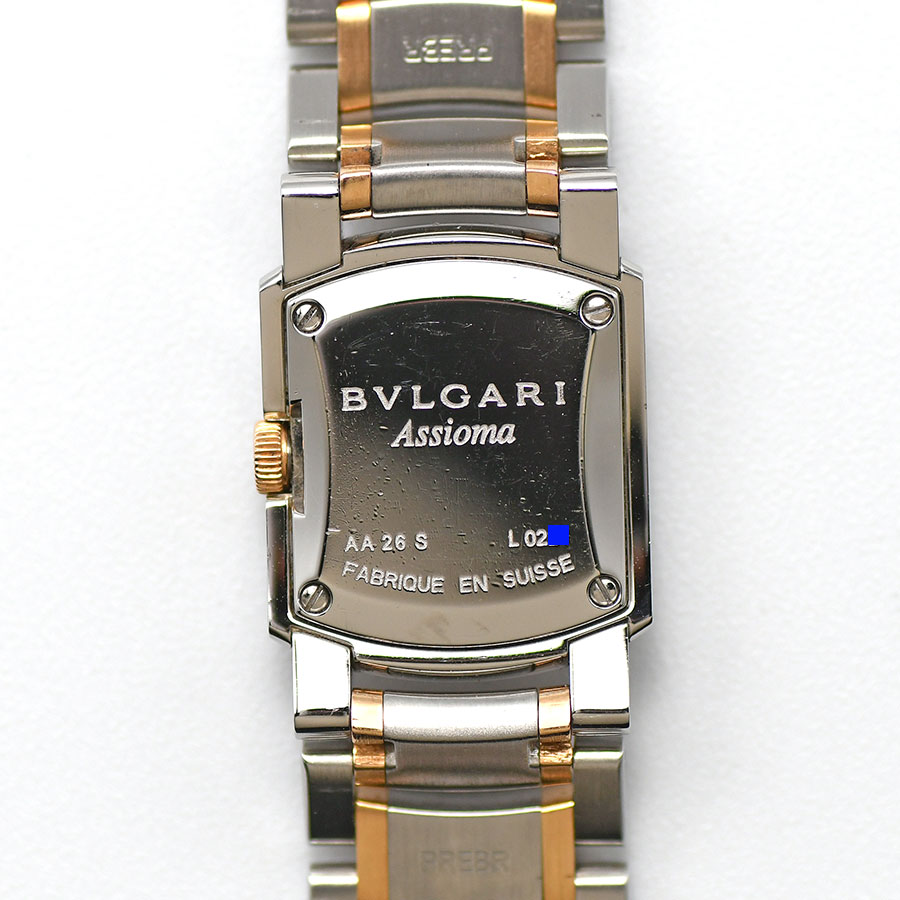 ブルガリ BVLGARI アショーマD レディース AA26C6SPGS クォーツ SS/K18PG コンビモデル 女性用 婦人用 腕時計 研磨仕上げ済み 【中古】