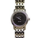 OMEGA オメガ DEVILLE デビル デヴィル プレステージ 424.10.24.60.01.001 クォーツ ブラック 黒文字盤 レディース 女性用 腕時計 【中古】