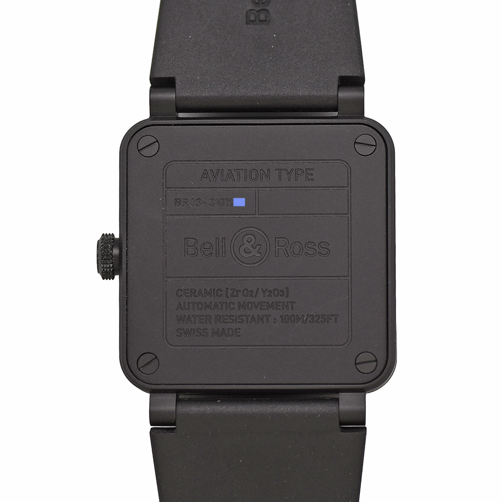 Bell＆Ross ベル＆ロス BR03 ブラックマット オートマティック BR03A-BL-CE/SRB 自動巻 セラミックケース メンズ 未使用 【中古】