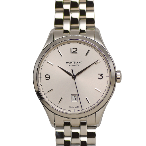 新入荷 モンブラン MONTBLANC ヘリテイジ クロノメトリー オートマティック 112532 自動巻 メンズ 紳士用 男性用 腕時計 研磨仕上げ済み 【中古】