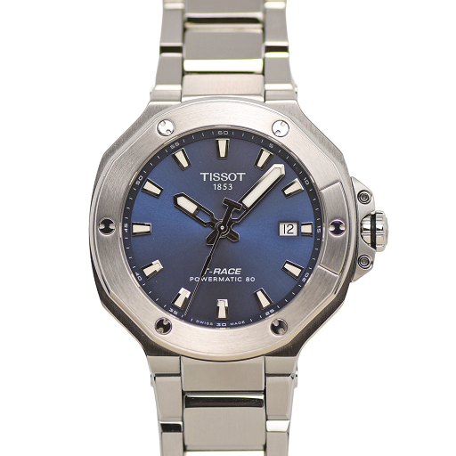 \\クーポンで値引!ポイント5倍!// TISSOT ティソ T-レース パワーマティック80 41mm T141.807.11.041.00 自動巻 ブルー 青文字盤 メンズ 紳士用 男性用 腕時計 【中古】 \\クーポンで値引!ポイント5倍!// TISSOT ティソ T-レース パワーマティック80 41mm T141.807.11.041.00 自動巻 ブルー 青文字盤 メンズ 紳士用 男性用 腕時計 【中古】