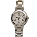SEIKO セイコー EXCELINE エクセリーヌ SWCW003 ソーラー電波 チタン製 レディース 女性用 婦人用 腕時計 【中古】