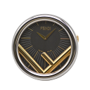 \\クーポンで値引!ポイント5倍!// フェンディ FENDI エフ イズ フェンディ ラナウェイ コレクション テーブルクロック 置き時計 クォーツ 新品同様 【中古】