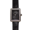 シャネル CHANEL ボーイフレンド H4883 クォーツ ダイヤベゼル SS/レザー レディース 女性用 婦人用 腕時計 研磨仕上げ済み 【中古】