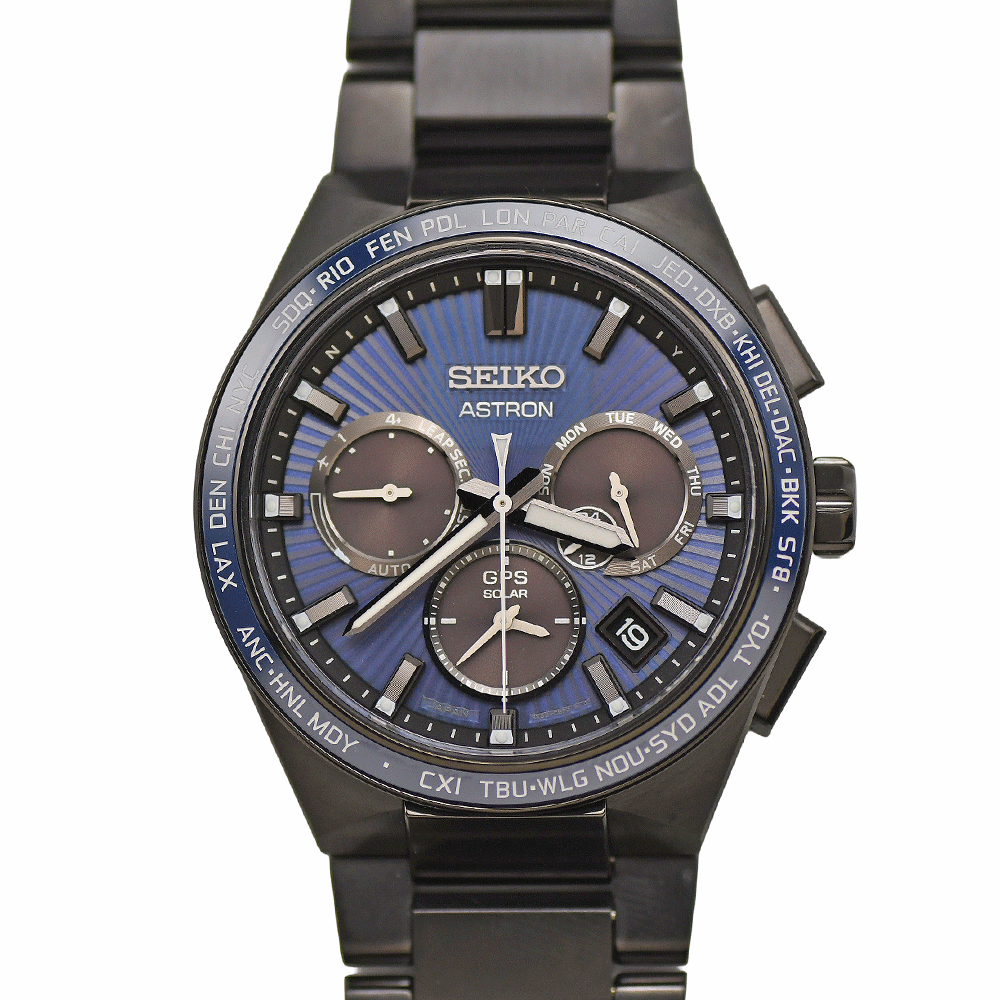 【クーポンで5％OFF！さらにポイント5倍！】 SEIKO セイコー ASTRON アストロン Nexter 2nd Collection SBXC121 ソーラーGPS衛星電波修正 チタン製 メンズ 男性用 腕時計 新品同様 【中古】