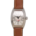 フランクミュラー FRANCK MULLER コンキスタドール オートマティック 8005LSC 自動巻 SS/レザー レディース 腕時計 研磨仕上げ済み 【中...